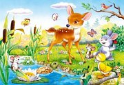 Bambi avec des animaux