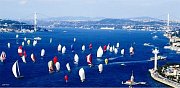 Course de bateaux dans le détroit du bosphore