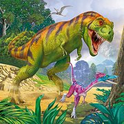 Dinosaures et temps des morceaux de 3x49