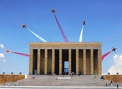 Mausolée anitkabir, ankara, turquie