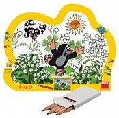 Mole (puzzle avec des crayons de couleur)
